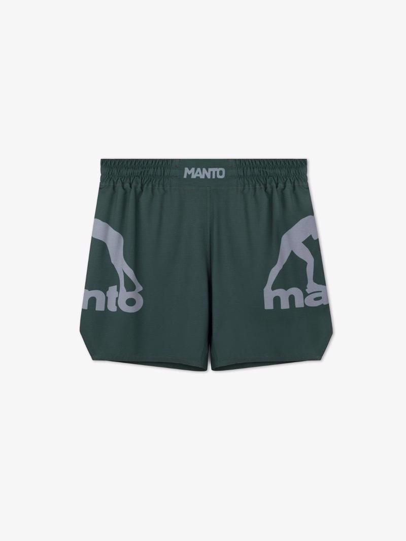 MANTO hybrid fightshorts Varsity - GREEN